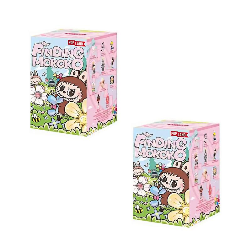 

Finding MOKOKO Series Blind Box Action Figure Mystery Box Replica Labubu Подвеска Аниме Фигурка Игрушки Настольные Украшения Коллекция Подарков 2Pcs
