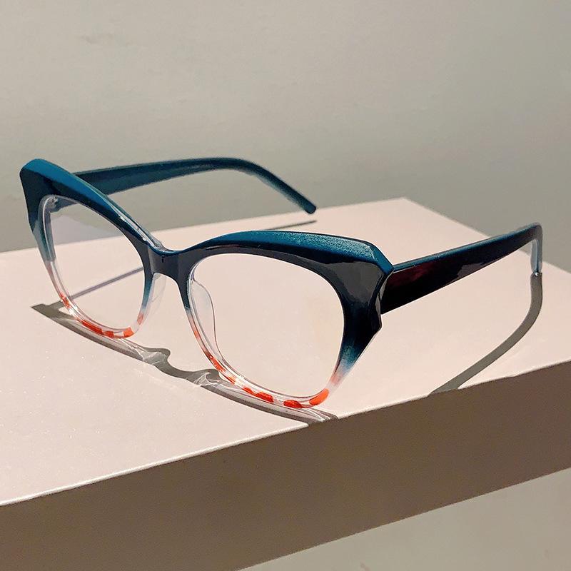 Anti Blue Light blocking Cat Eye Eyeglasses Ladies For Female Classic Sun Glasses Luxury Designer Style Style Colorful Glasses Spectacle Frame Frame