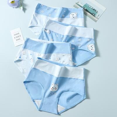 Büyük Boy M-5XL Yüksek Bel Külot Pamuk kadın İç Giyim Bayan Külot Nefes Alabilen Lingerie