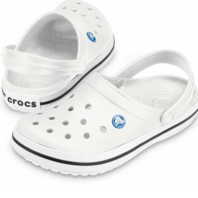 Crocs Unisex Crock Band White 11016 100