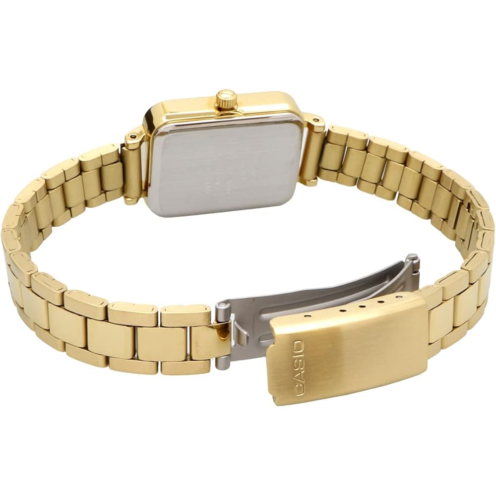 Casio Casio Standard Cheap Casio Women's Quartz Watch Brass Metal Gold White LTP-V009G-7E