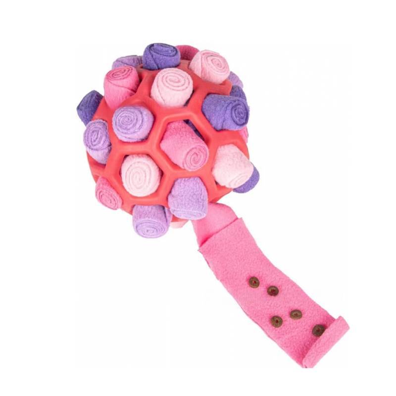 Pet Sniffing Bubble Toy With Rubber Ball Puzzle For Dogs Fun And Enrichment