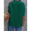 IHUASU Women's Summer V-neck Fashion Sleeved Women's Top
