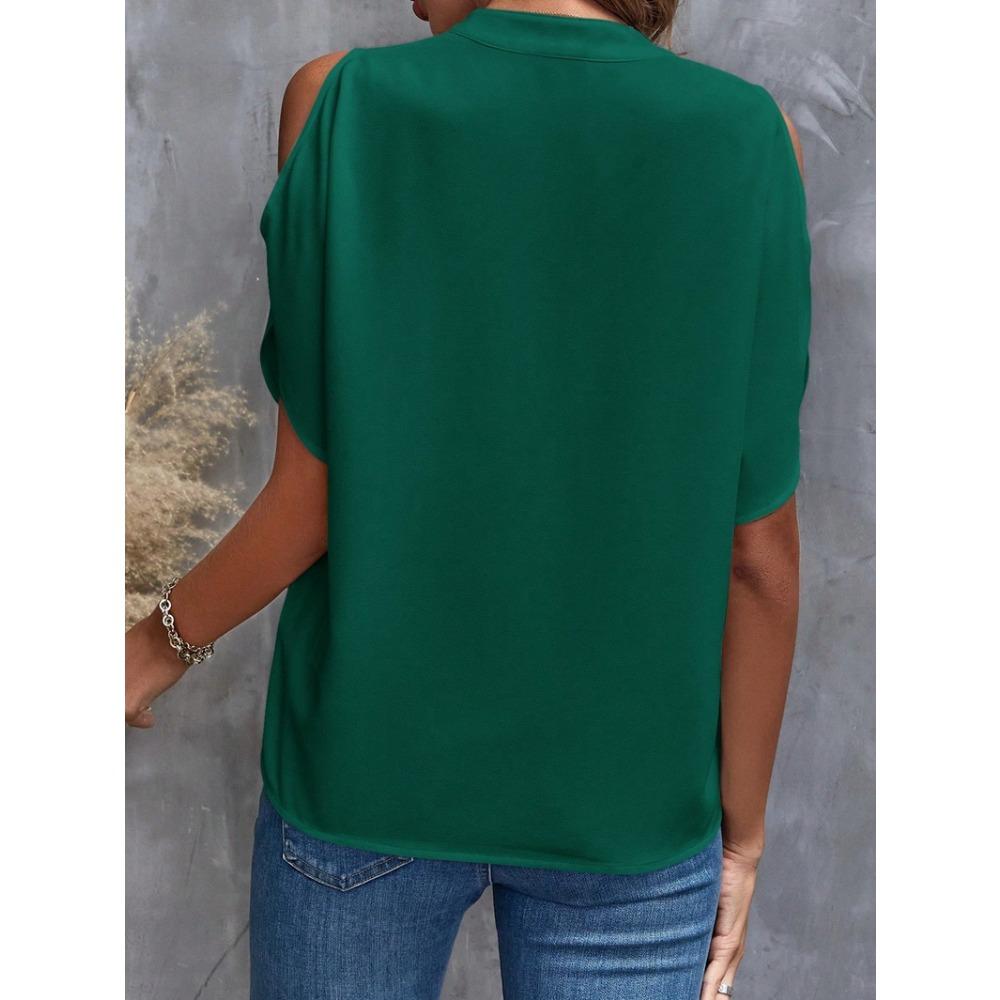 IHUASU Women's Summer V-neck Fashion Sleeved Women's Top