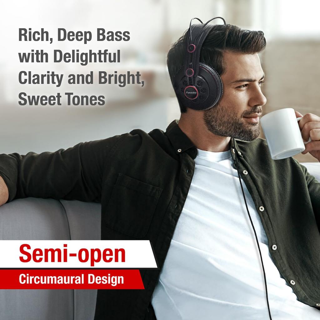 Superlux semi-open type professional monitor headphones HD681