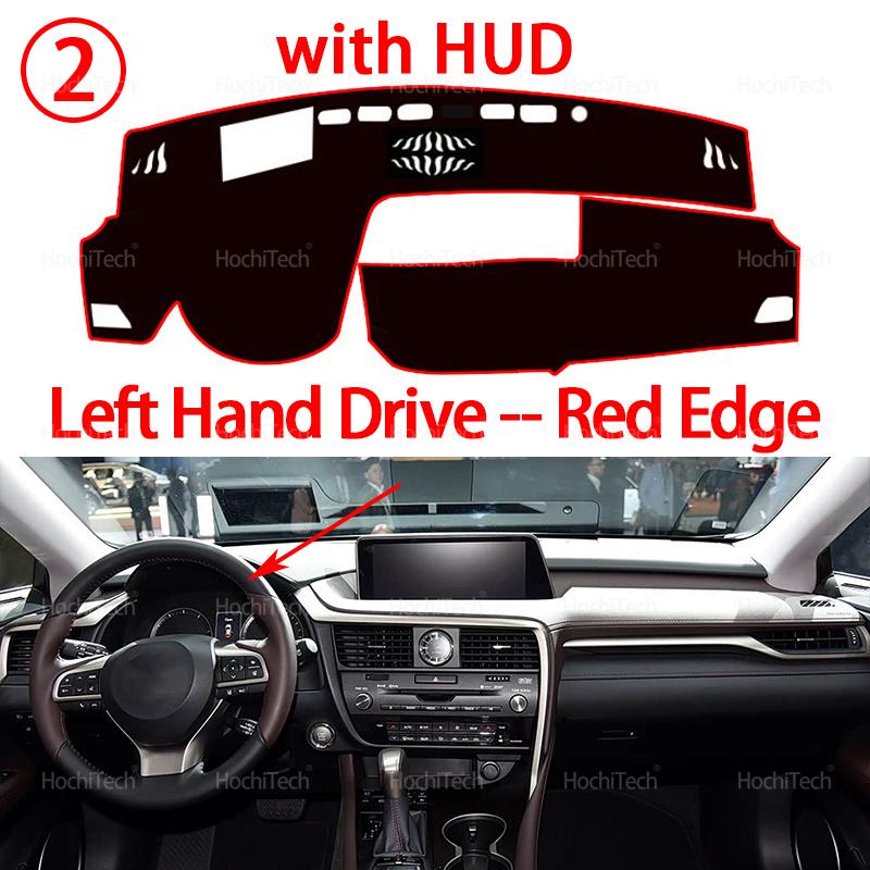 

Dashboard Cover Pad Car Liner Anti-UV Mat Sunshade Dashmat Carpet Dash for Lexus RX AL20 RX200t RX300 RX350 RX450h 350 2016-2019