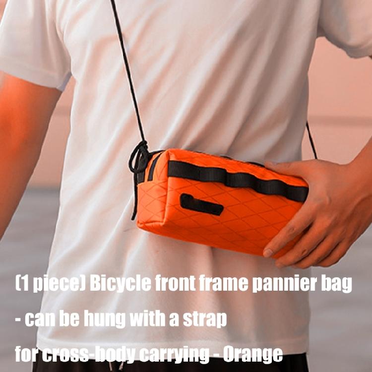Cycling Front Frame Pouches Cycling Top Tube Bag Bicycles Front Tube Bag Bicycles Frame Waterproof Bikes Top Tube Bag