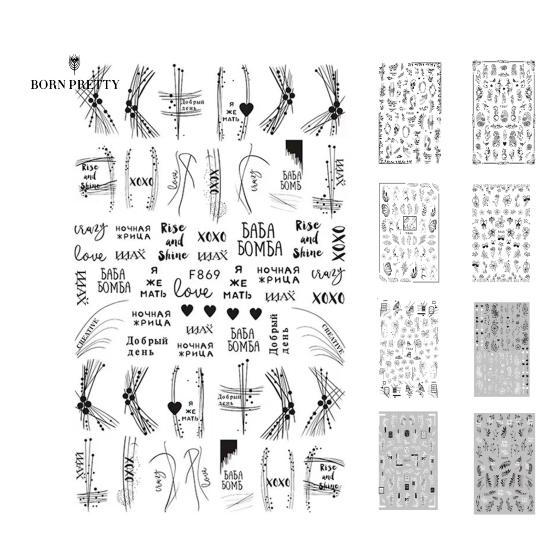 Functional Nail Stickers Nails Ornaments Lovely Colorful DIY