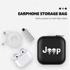 For Jeep Portable Car Earphone Headphone Earbuds Bag Case Storage Box Accessories Compass Renegade Cherokee Wrangler JK Patriot ALT1