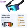 Smart Anti-Photography Cycling Glasses with 800W Pixel Camera & WiFi Image Recognition