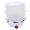 3 Tier Egg Cooker Multifunctional Compact Electric Egg Cooker for Breakfast Hard Boiled Eggs