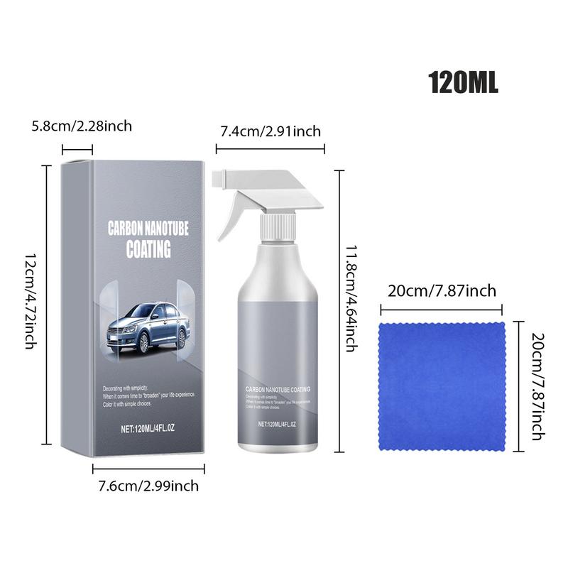 120ml Vehicle Coating Agent Automobile Nano Crystal Plating Agent Car Detailing Painting Spray Vehicle Accessories