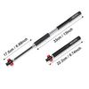 Dual Modes Bike Inflator Mini Bicycle Manual Hand Pump & Dual-Head Valve CO2 Cartridge Inflator 160PSI High Pressure Hidden Hose