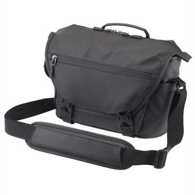 HAKUBA Camera Bag Plus Shell Resist 02 Shoulder Bag M AZ Pure Black PVC Coating Resistant Quick Access Top Opening AMZSPRS02SBMBK 4977187206555