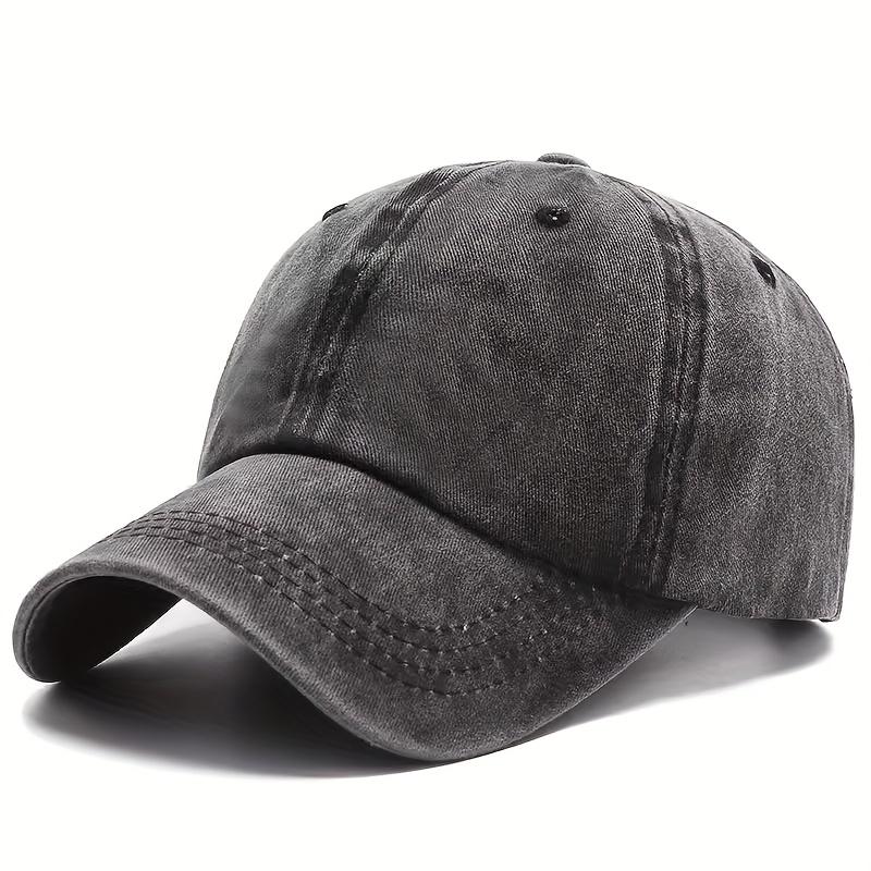 Washed Hat Embroidered Daddy Hat Soft Cap Men and Women s Multi-purpose Outdoor Sun Hat Baseball Cap Beanie Hat 1pc
