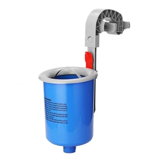 Plovoucí automatický skimmer na hladinu bazénu nástěnný skimmer s nastavitelným držákem vyjímatelný skimmerový koš na nečistoty pro nadzemní bazén