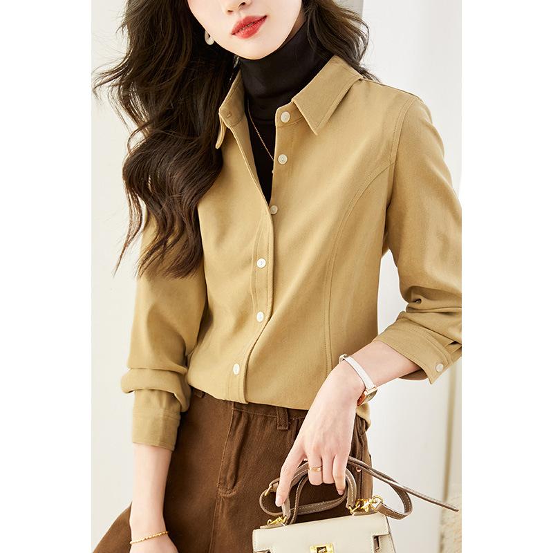 Top Womens Long-sleeved Winter Updated Classic Style Comfortable Fit Top Jacket Bottoming Top M