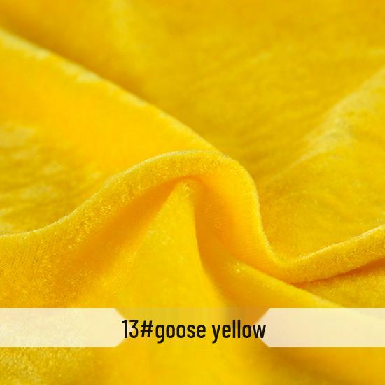 Gold Velvet Dense Fabric for Stage Curtains and Tablecloths