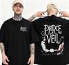 Pierce The Veil Selfish Machine Black Short Sleeved Cotton Tshirt Summer Cotton Shirt Street Casual Trend Y2k Mens Tshirt