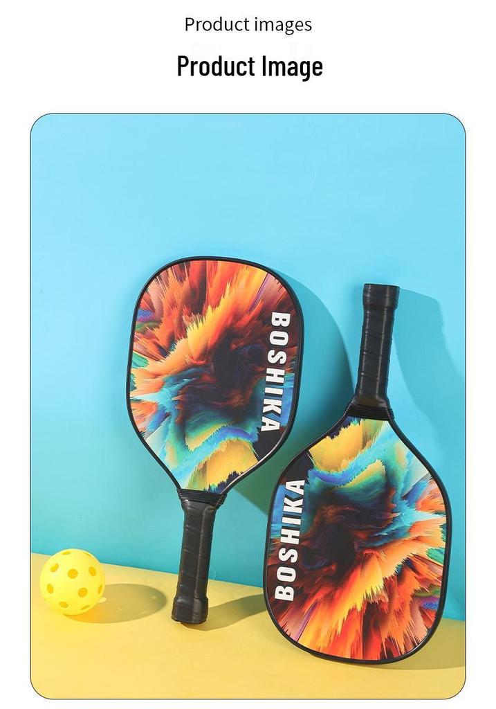 Colorful Pickleball Paddle Set for Students & Adults - Ideal for Training & Entertainment