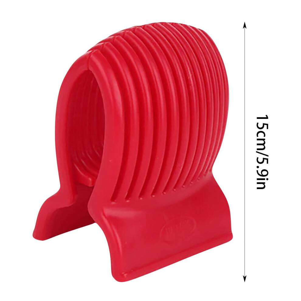 Multiuse Slicer Holder With Firm Grip Ergonomic Dividers Design For Precise Cuts Slicing Shredding Tomatoes Lemons Potatoes Round Fruits Vegetables