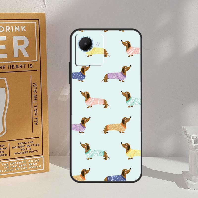 

Sausage Dog Love For Realme 10 11 12 13 14 Pro Plus GT 6 5 6T GT7 Pro C61 C55 C53 C51 C21Y C25S C67 C75 Case Realme 14 Pro Plus