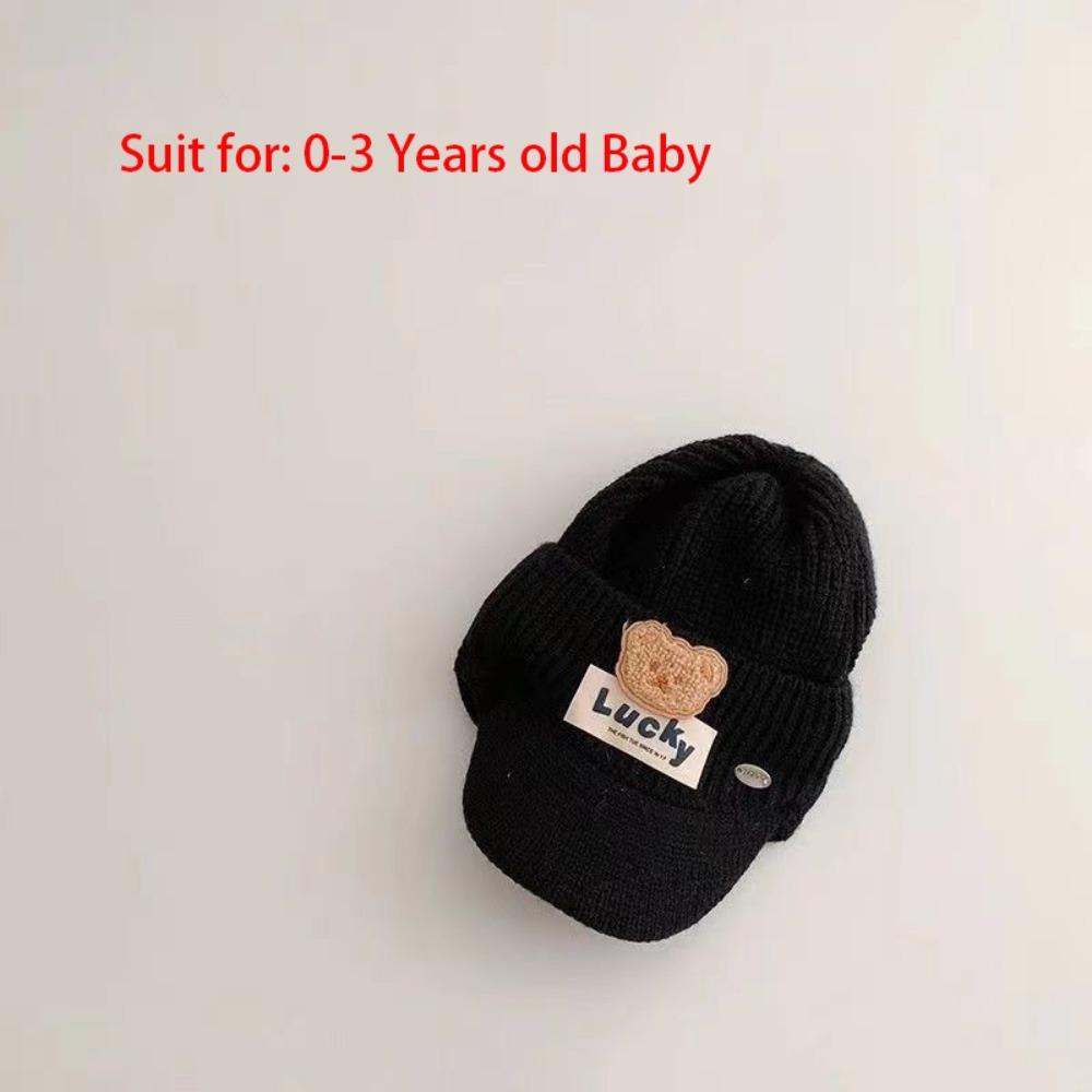 Plush Bonnet Caps Thickened Ear Protection Cap New Pullover Hat Autumn Winter