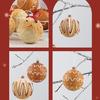 Festival Charm 6 Pieces Christmas Tree Ornament with Elegant Color Gingerbreads Patterned Shatterproof Decoration