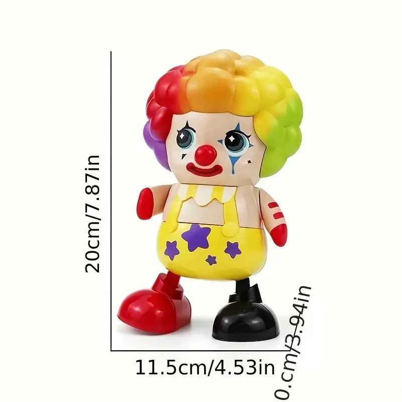 Küçük Çocuk ve Bebekler İçin Dans Eden Palyaço Oyuncakları Erken Öğrenme Eğitici Müzikli Işıklı Palyaço Oyuncakları Cadılar Bayramı Dekorasyonu Erkek Kız Çocukları İçin Hediye