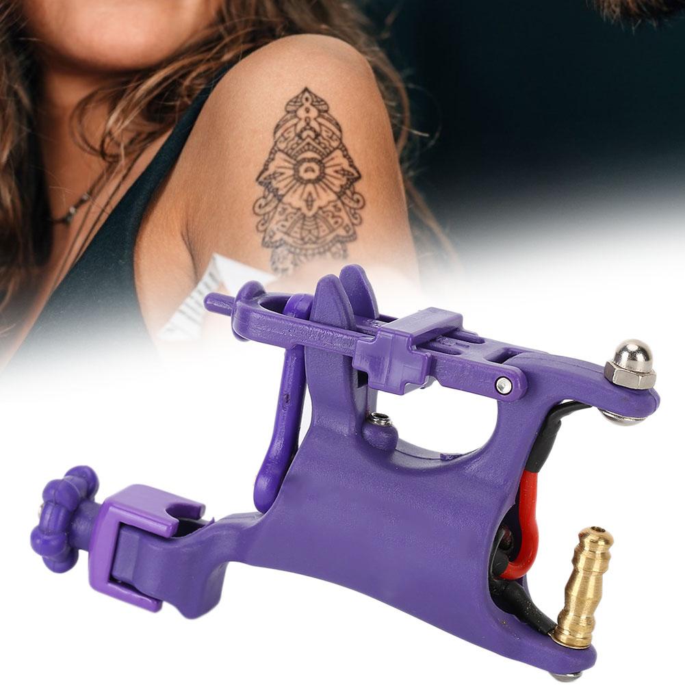 Professional Portable Strong Motor Tattoo Machine Novice Liner Shader Tattoo MachinePurple