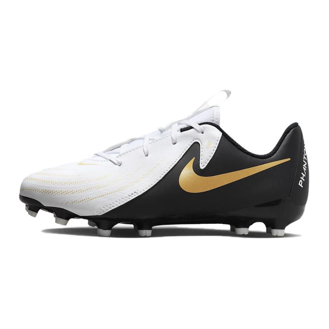 Nike Phantom GX 2 Academy FG/MG GS White Metallic Gold Black FD6722-100 32