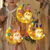 DIY Material Kit Twisted Stick Rabbit Lantern Moon Rabbit Flower Lantern  Mid-Autumn Festival