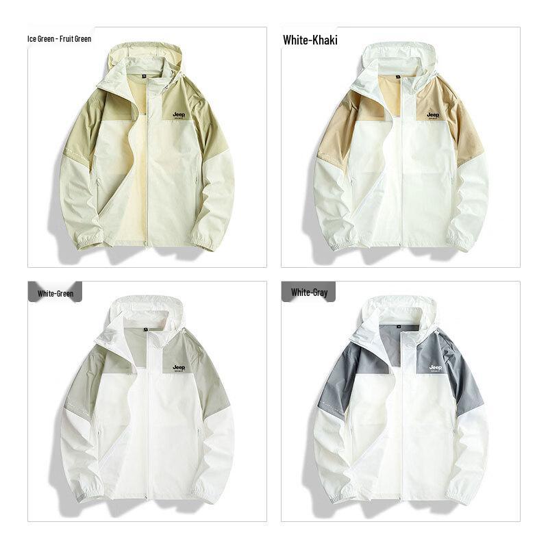 JEEP SPIRIT Men's Ice Silk Sun Protection Jacket