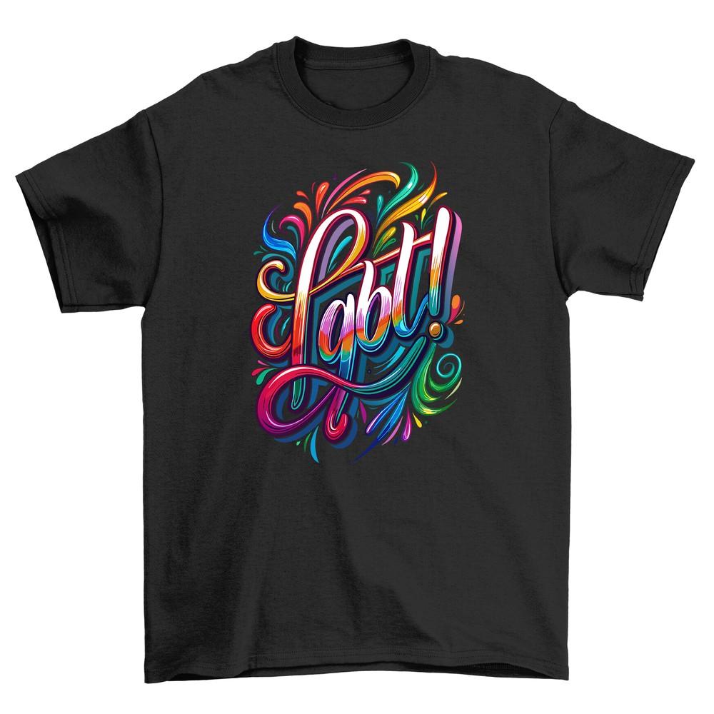 'Pride_71'' Rainbow Lettering T-shirt - Wear Your Colors Proudly! Unisex Funny Te