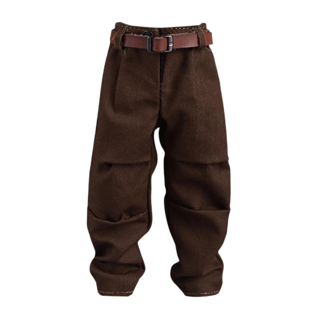 1/12 Doll Pants And Belt, , Action Figures Clothing, for 6 '' Male Costume