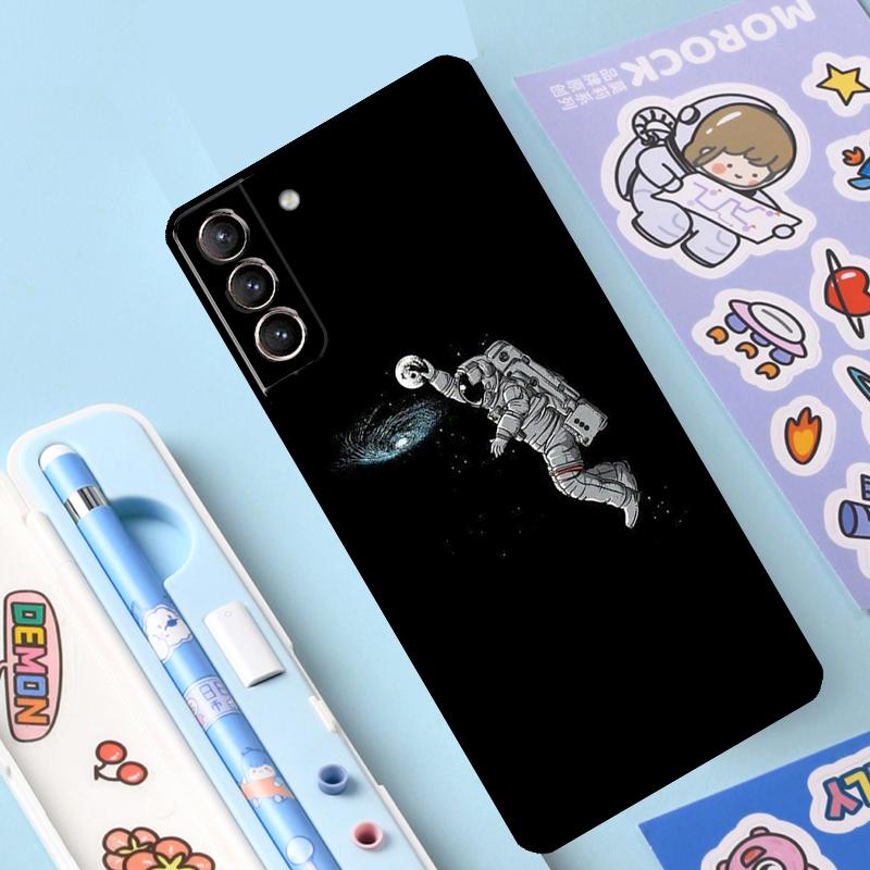 

Чехол Planet Astronaut для Samsung Galaxy S23 S22 S20 S21 Ultra S8 S9 S10 Note10 Plus Note20 Ultra S20 FE Galaxy S10 Plus