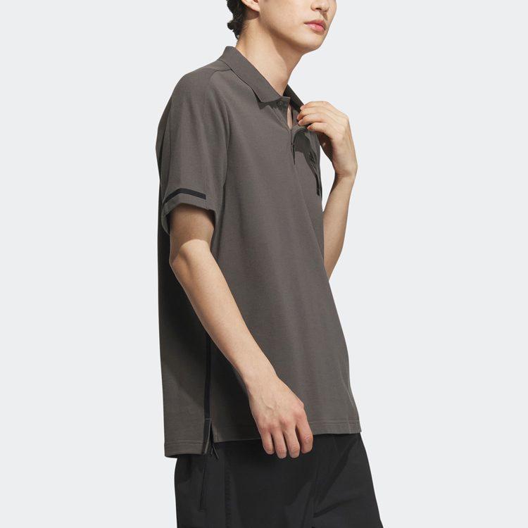 Adidas Polo Shirt Men's Stone Gray IA8106