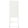 Vidaxl Szafka, Biała, 68,5X38,5X107 Cm, Stal