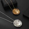 Sweater Chain Jewelry Personality Irregular Design Temperament Retro Pendant Long Necklace