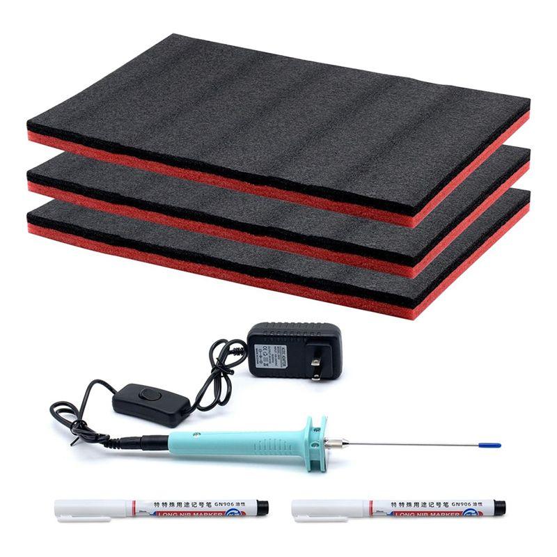 

ABUL-Tool Box Foam Insert Tools Organizer,Kaizen Sheets,Polyethylene Storage Sheets For Toolbox Hard Case US Plug