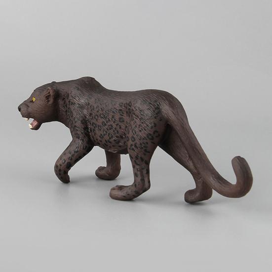 1/5Pcs PVC Leopard Model Realistic Roaring Walking Leopard Figurine Statue Sculpture Desktop