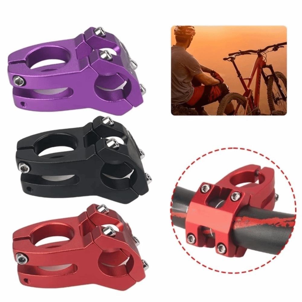 25.4/31.8mm Pipe Mountain Bike Stem Aluminum Zinc Zinc Alloy Bike Riser Stem Mountain Biking