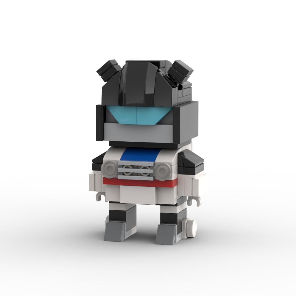 *Transform Auto Robot Brickheadz * Star Scream Jazz Prime DIY Enlighten MOC Block Brick set,Compatible With