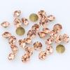 Large Round Colored Pointed Back Glass Rhinestones for DIY Phone Cases and Nail Art.