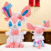 75CM Große Größe Pokemon Sitzendes Sylveon Plüschtiere Cartoon Anime Gefüllte Bequeme Weiche Puppe Nackenrolle Dekorieren Kissen Weihnachtsgeschenk