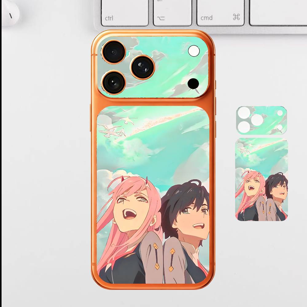 Anime H-Hiro Zero For iPhone 17 Pro ProMax Full Back Cover Decal Wrap Skin Rear Protective Sticker Film