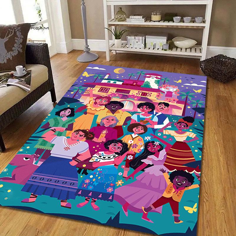 1pc Encanto Carpet Area Rug, Bedroom, and Playroom Durable, Stain-Resistant, and Easy To Clean, Living Room