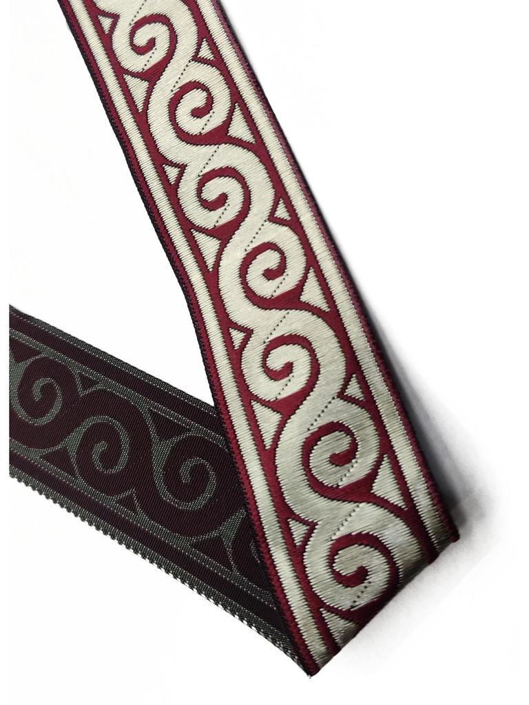 Ethnic Jacquard Lace Trims for Neckline, Cuffs, and Skirt Edging.