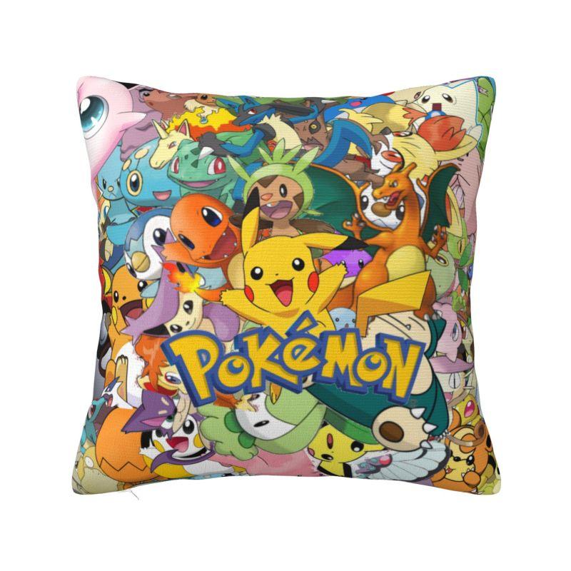 

Пользовательский Современный Покемоны Пикачу Наволочка 40*40 см Полиэстер Наволочка для диванной подушки Домашний декор Наволочка для дивана и кресла 30x30cm 12x12in