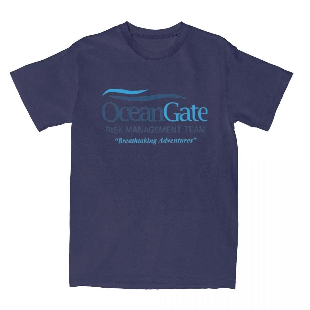 Funny OceanGate Risk Unisexagement Breathtaking Adventures T-Shirt Unisex Women Round Neck Cotton Tees Graphic Clothing